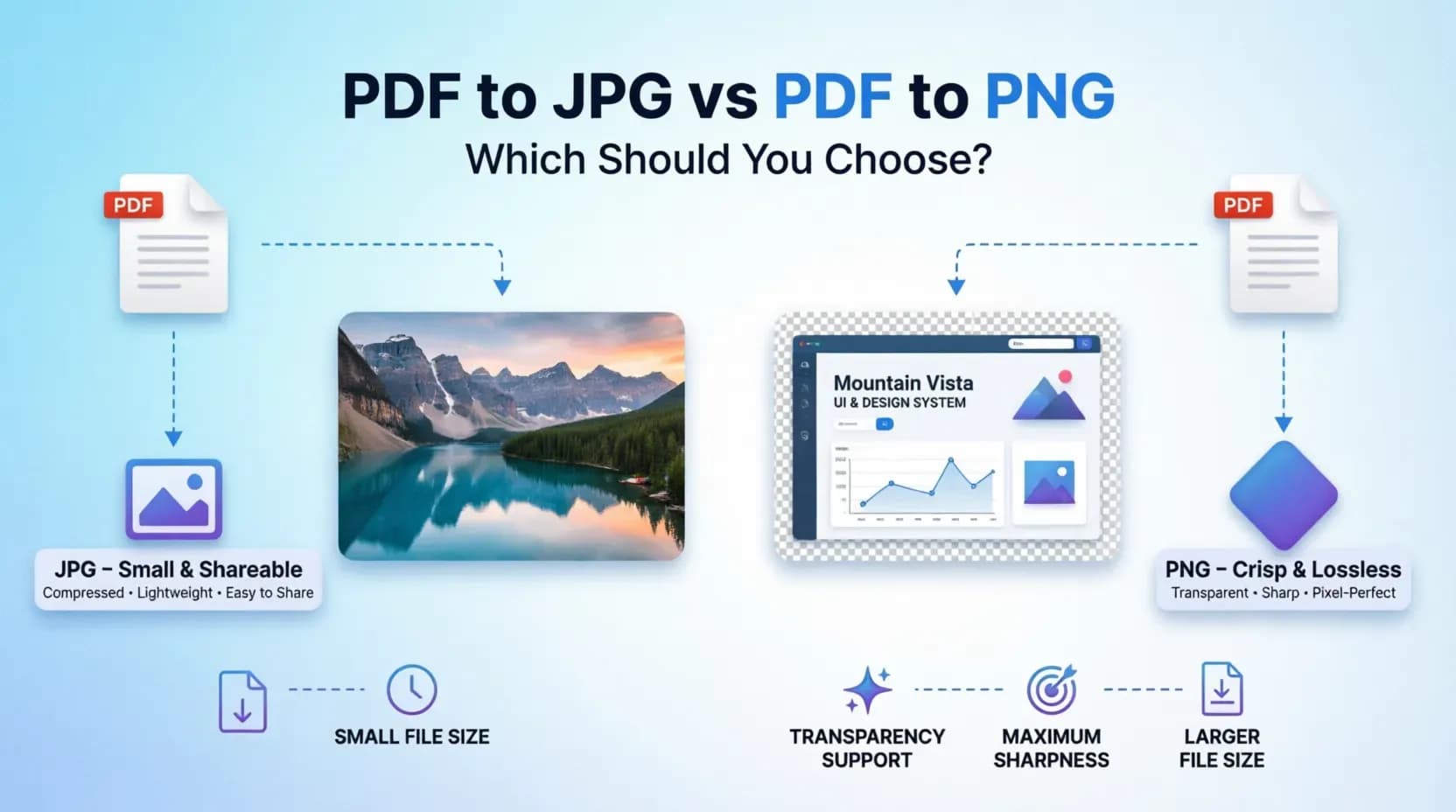 PDF to JPG vs PDF to PNG: Which Should You Choose?